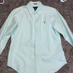 Ralph Lauren size 10 mint green button up
